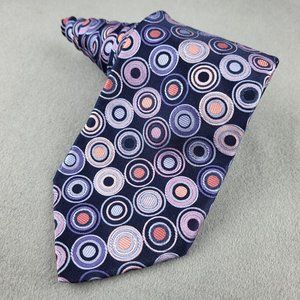 Ted Baker London men's Purple Geometric Circle tie  MSRP$95